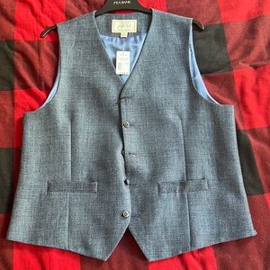 Jos. A Bank Linen Wool Vest BRAND NEW